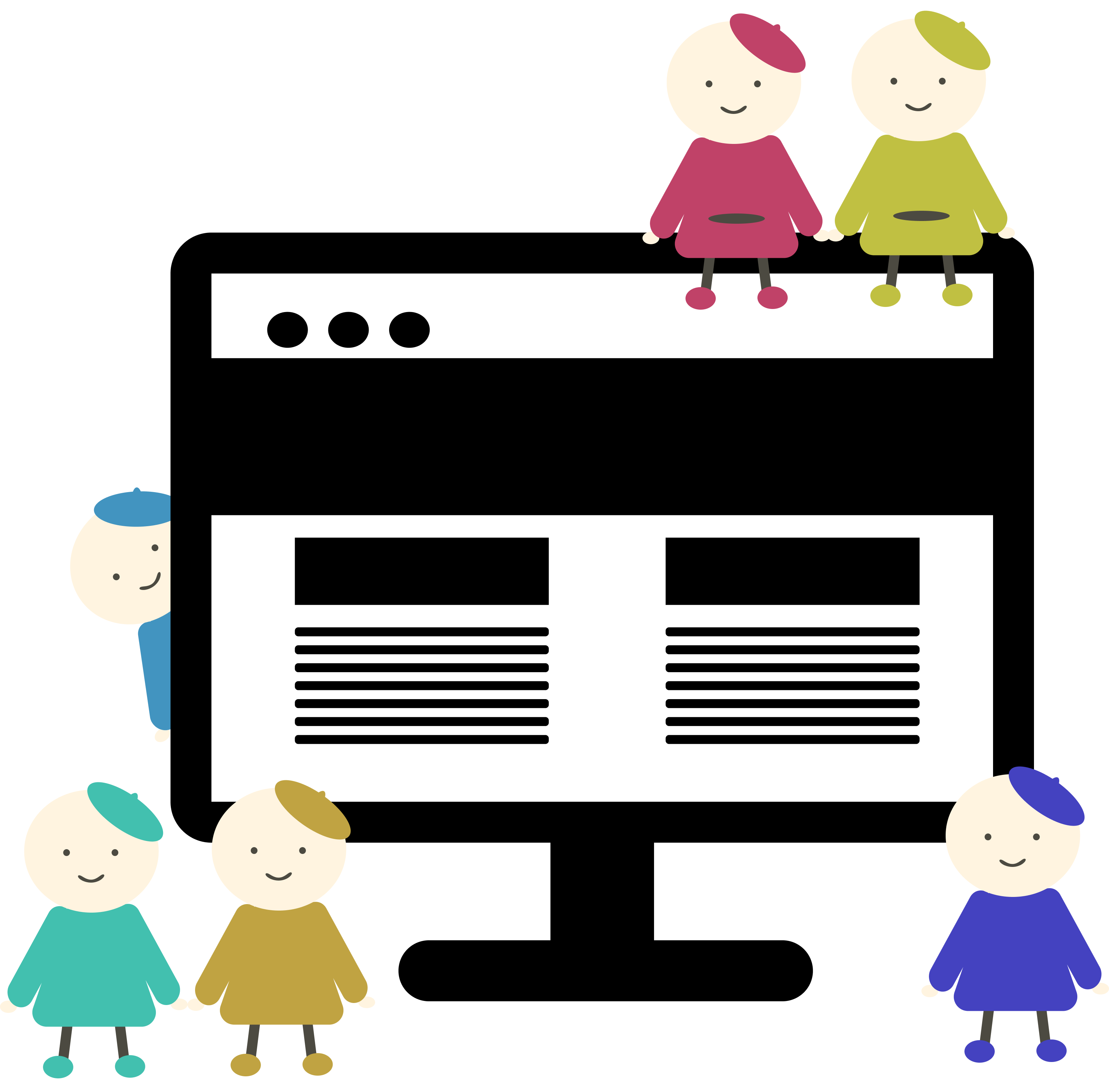 webサイトイメージイラスト